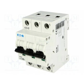 Выключатель максимального тока EATON ELECTRIC CLS6-C20-3