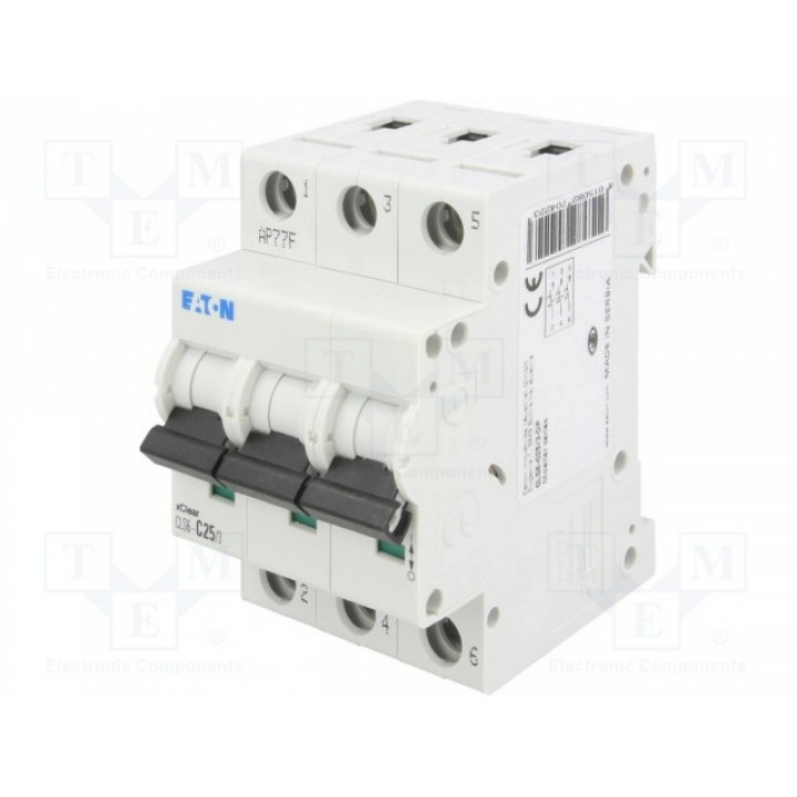 Выключатель максимального тока EATON ELECTRIC CLS6-C253 (CLS6-C25-3)