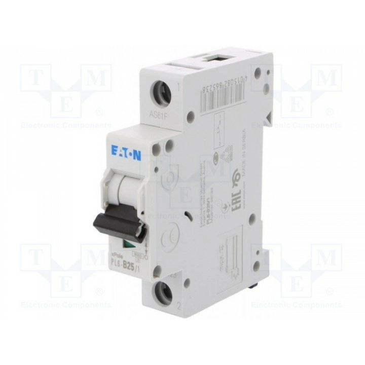 Выключатель максимального тока EATON ELECTRIC PL6-B251 (PL6-B25-1)