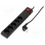 Сетевой фильтр защитный JONEX PS-5P3MBLACK (PS-5P-BL-3)