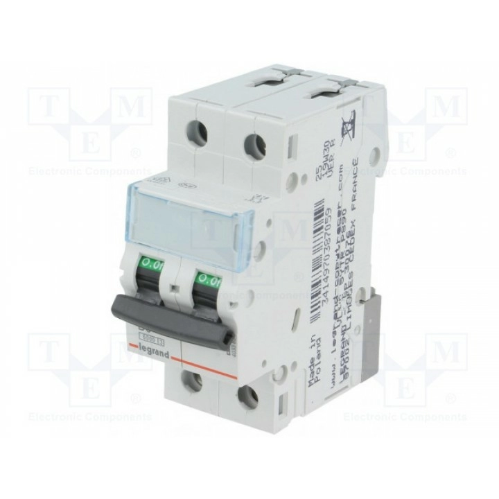 Выключатель максимального тока LEGRAND S 302 B6 TX (403383)