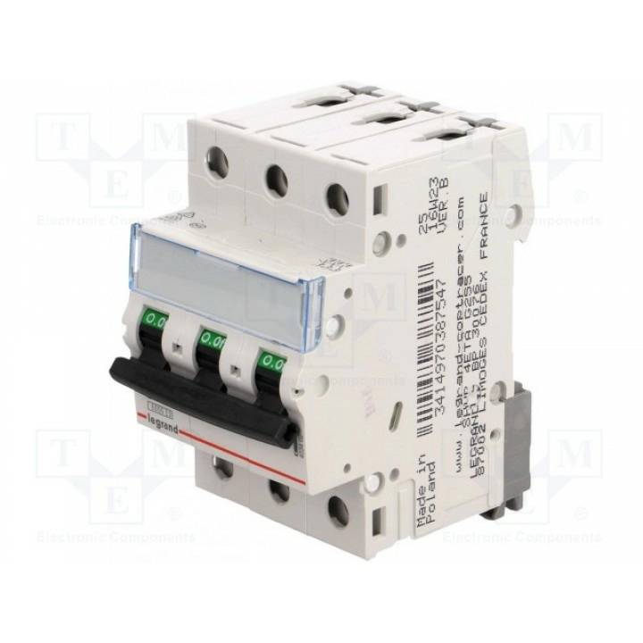 Выключатель максимального тока LEGRAND S 303 B16 TX (403402)