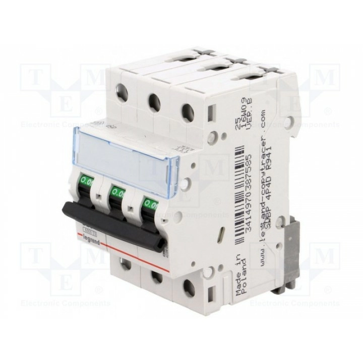 Выключатель максимального тока LEGRAND S 303 B25 TX (403404)