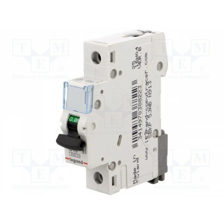 Выключатель максимального тока LEGRAND S 301 C10 TX (403432)