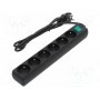 Сетевой фильтр защитный Гнезда 6 QOLTEC 50108 (QS-50108)