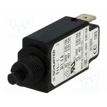 Выключатель максимального тока SCHURTER T11-311-4A