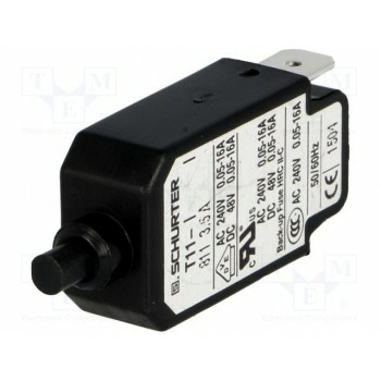 Выключатель максимального тока SCHURTER T11-811-3.5A