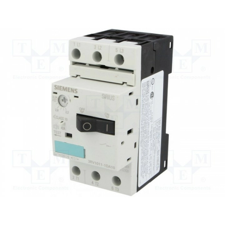 Выключатель двигателя SIEMENS 3RV1011-1DA10 (3RV1011-1DA10)