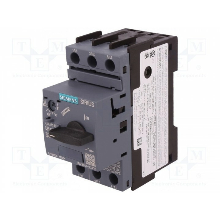 Выключатель двигателя SIEMENS 3RV2011-0JA10 (3RV2011-0JA10)