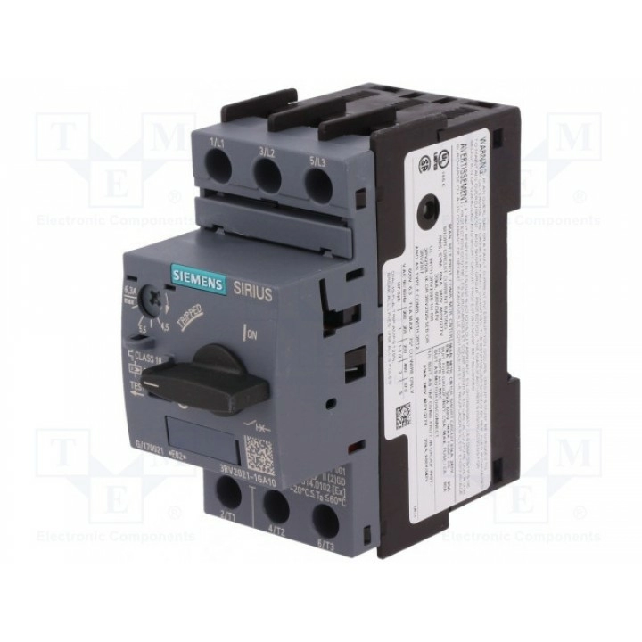 Выключатель двигателя SIEMENS 3RV2021-1GA10 (3RV2021-1GA10)