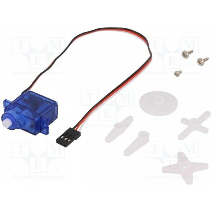 Электродвигатель сервомеханизм POLOLU FT90R MICRO CONTINUOUS ROTATION SERVO (POLOLU-2817)