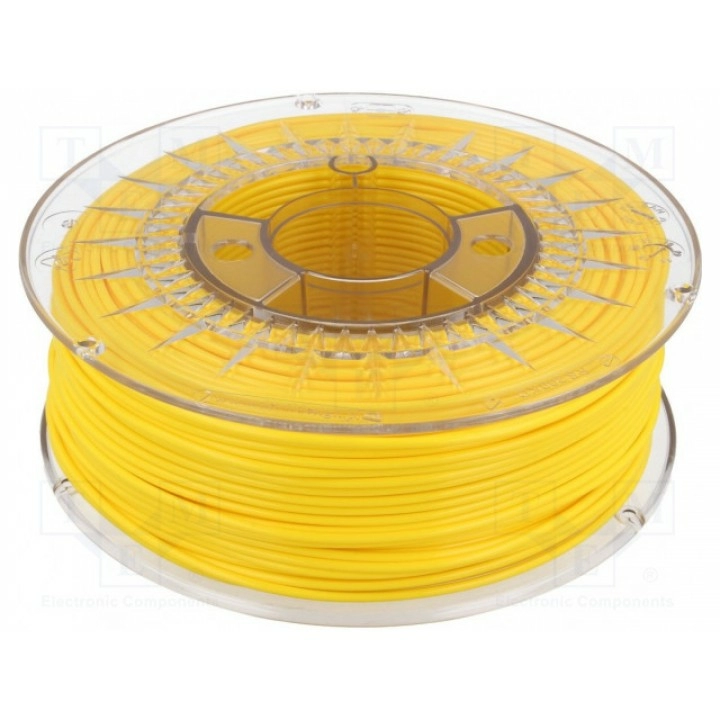 Филамент PLA 285мм DEVIL DESIGN PLA 2,85 BRIGHT YELLOW (DEV-PLA-2.85-BYE)