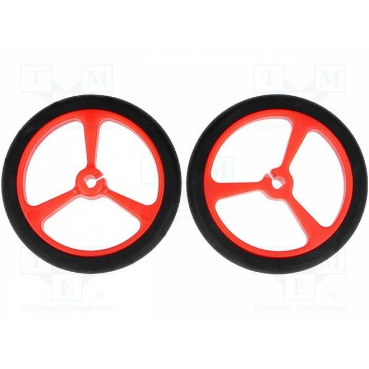 Колесо красный POLOLU POLOLU WHEEL 40?7MM - RED (POLOLU-1453)
